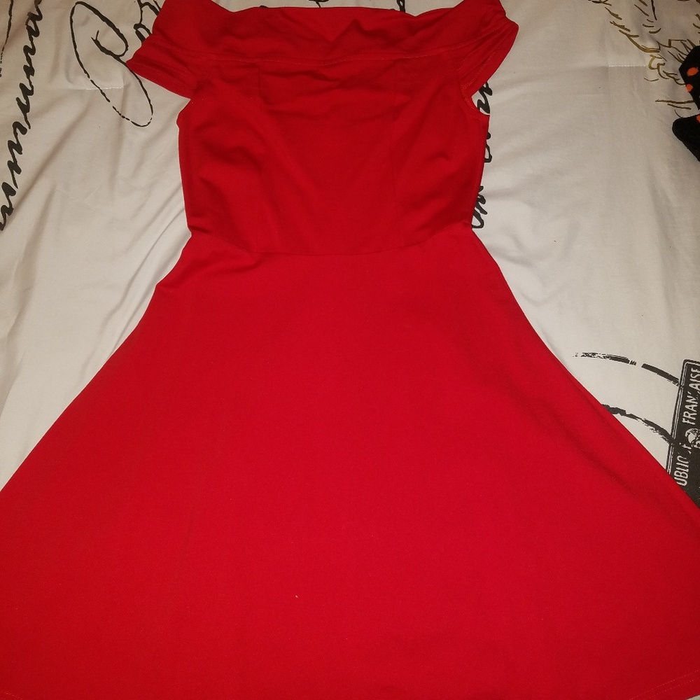 Red dress